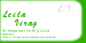 leila virag business card
